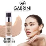 Gabrini HD Matte Foundation, Glass Bottle, For Oily Skin, 30ml