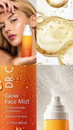 اسپری درخشان کننده صورت فارماسی Glow Face Mist ویتامین سی و نیاسینامید 80 میل