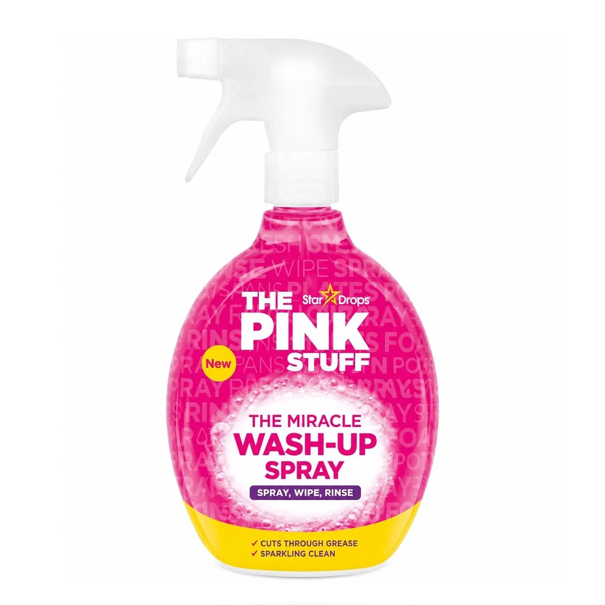 اسپری چربی زدا ظروف و سطوح پینک استاف Miracle Wash-Up Spray حجم ۵۰۰ میل