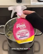 اسپری چربی زدای فوم‌دار ظروف و سطوح پینک استاف مدل Wash-Up Spray ۵۰۰ میل