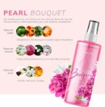 بادی اسپلش زنانه فارماسی Pearl Bouquet با رایحه دسته‌گل مروارید حجم ۲۲۵ میل