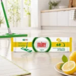 دستمال مرطوب طی کشی یکبار مصرف فیری مدل Power رایحه لیمو بسته 50 عددی