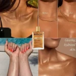 روغن بدن شاین‌دار طلایی بیوکسین Gold On Skin مناسب مو و پوست حجم ۱۰۰ میل