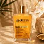 روغن بدن شاین‌دار طلایی بیوکسین Gold On Skin مناسب مو و پوست حجم ۱۰۰ میلی‌لیتر