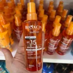 روغن ضدآفتاب و برنزه کننده بیوکسین با SPF15 ۲۰۰ میلی‌لیتر