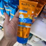 ضد آفتاب کودک بیوکسین فاقد عطر مناسب پوست حساس SPF+50 ۲۰۰ میل