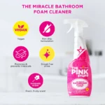 فوم پاک‌ کننده حمام و ضد رسوب پینک استاف مدل Bathroom Foam Cleaner