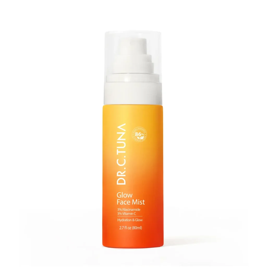 اسپری درخشان کننده صورت فارماسی Glow Face Mist ویتامین سی و نیاسینامید 80 میل