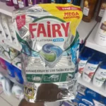 قرص ماشین ظرفشویی فیری پلاتینیوم Fresh چربی‌زدا و براق‌کننده قوی ۵۰ عددی