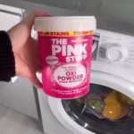 پودر لکه‌بر لباس پینک استاف Oxi Powder Colours مخصوص لباس‌های رنگی