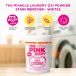 پودر لکه‌بر و سفیدکننده لباس پینک استاف مدل Oxi Powder Whites