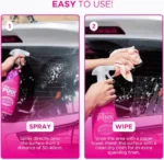 پک شستشوی شیشه پینک استاف مدل Miracle Window Cleaning Kit با اسپری سرکه رز