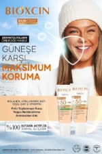 کرم ضد آفتاب رنگی بیوکسین SPF+50 مخصوص پوست مختلط و چرب حجم ۵۰ میل