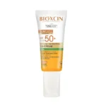 کرم ضد آفتاب رنگی بیوکسین SPF50 مخصوص پوست چرب حجم ۵۰ میل