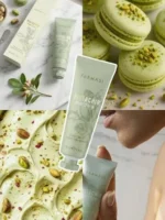 کرم مرطوب کننده دست مسافرتی فارماسی رایحه ماکارون پسته 30 میل