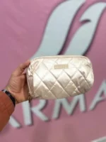 کیف آرایشی فارماسی با رنگ شامپاینی